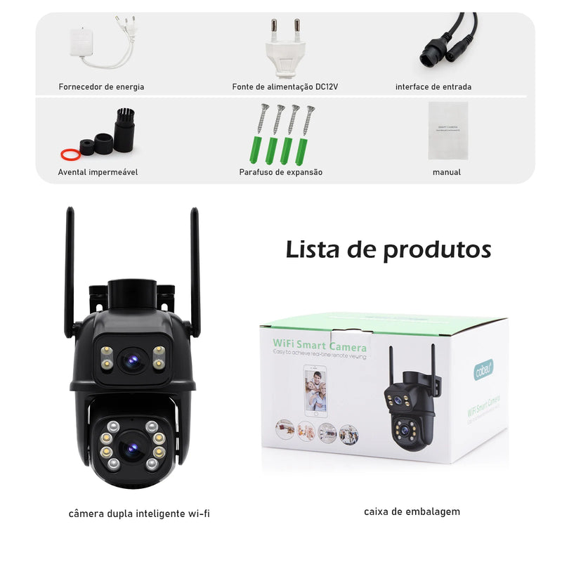 6MP Camera 4K Camera Wifi Surveillance Monitor Security Camera Wifi 360 Smart Camcorders COIBEU Bluetooth Camcorders